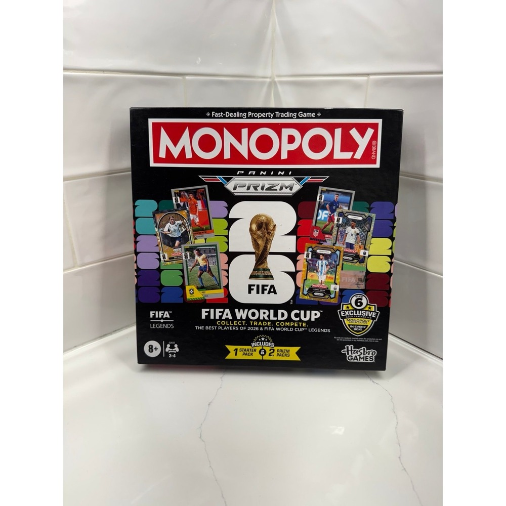 FIFA monopoly prism edition opened, one prism‎ pack